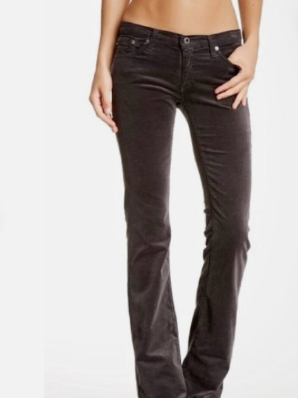 TIME FOR FALL-sz 27R-AG‎ Adriano Goldschmied "KISS" DARK BROWN Corduroy  BOOTCUT